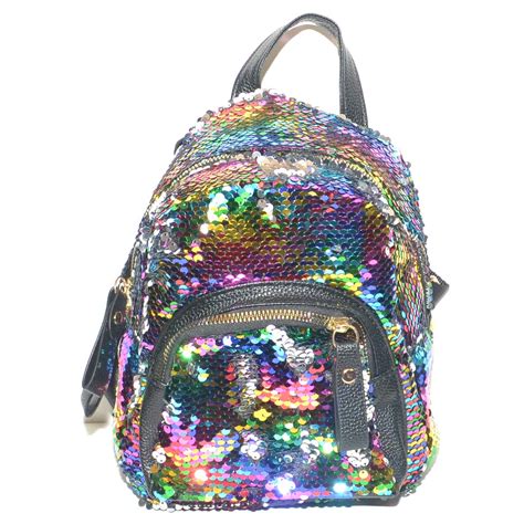 Zaino Seven con inserti in paillettes reversibili