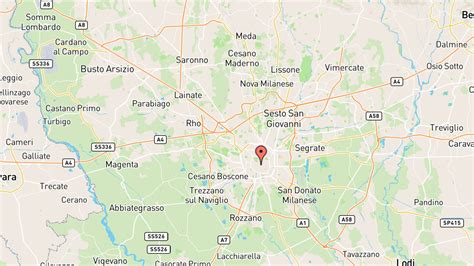 Mappa che mostra la localizzazione del Centro Vaccinale di Legnano