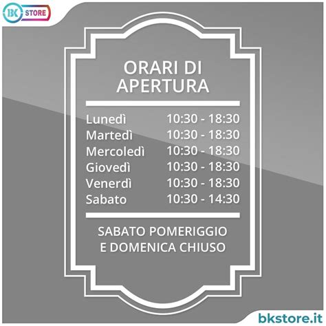 Infografica con suggerimenti per trovare gli orari di apertura di un negozio