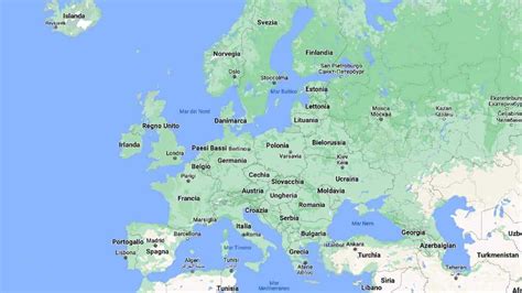 Mappa Spedizioni Europee