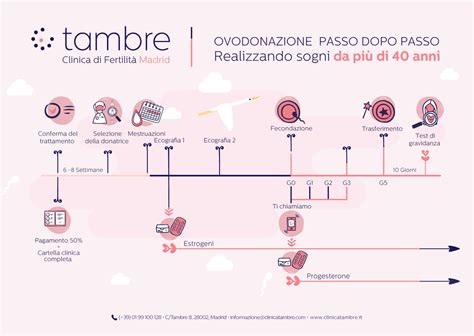 Fasi del trattamento di ovodonazione