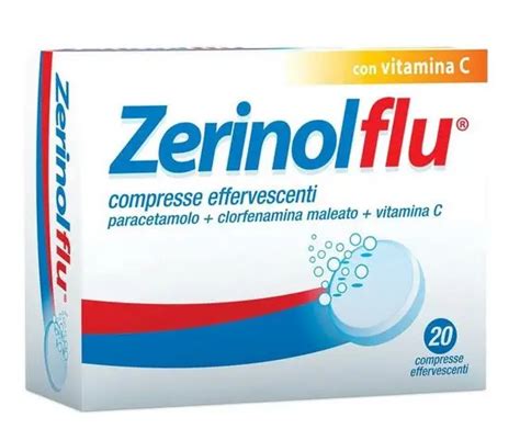 Pillole e foglietto illustrativo di Zerinolflu