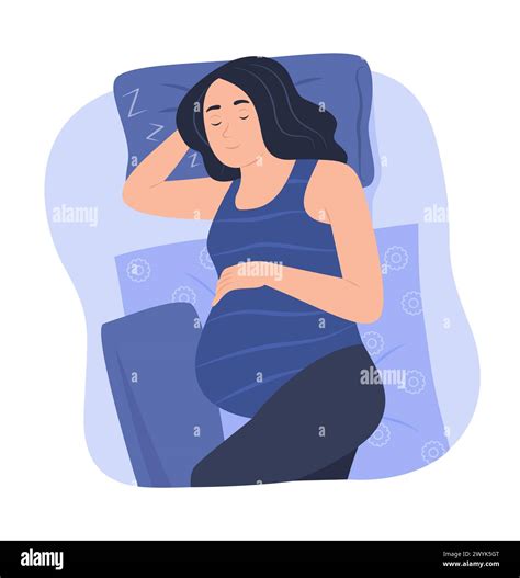 illustrazione di una donna incinta con la febbre