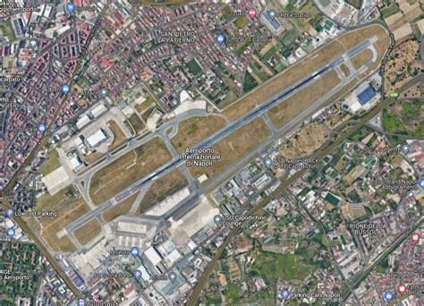 Mappa dell'Aeroporto di Napoli Capodichino