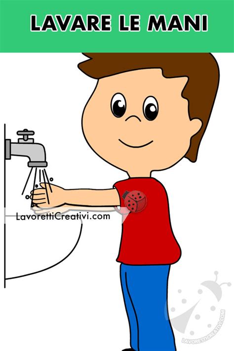 Genitore e bambino che si lavano le mani insieme