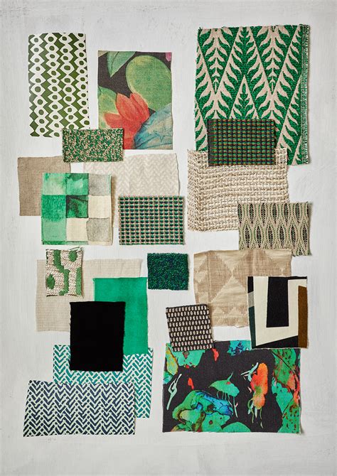 Collage di tessuti e colori delle sdraiette
