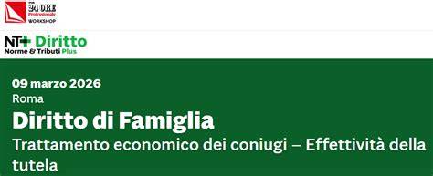 Diritto di Famiglia - Tutela dei Coniugi e dei Figli