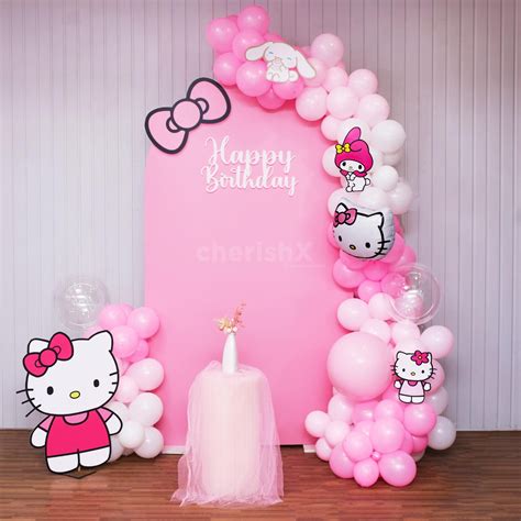 Collection of Hello Kitty themed baby products