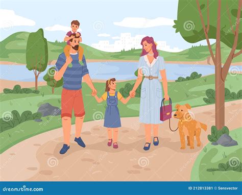 genitori che passeggiano con gemelli in un parco