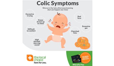 Baby with colic symptoms