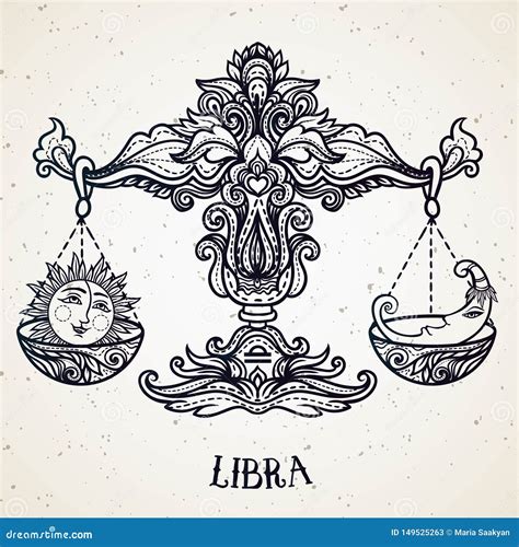 simbolo dello zodiaco Bilancia graficamente stilizzato