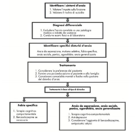 rappresentazione concettuale dell'ansia e del controllo