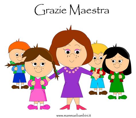 bambini che salutano le maestre con disegni e fiori