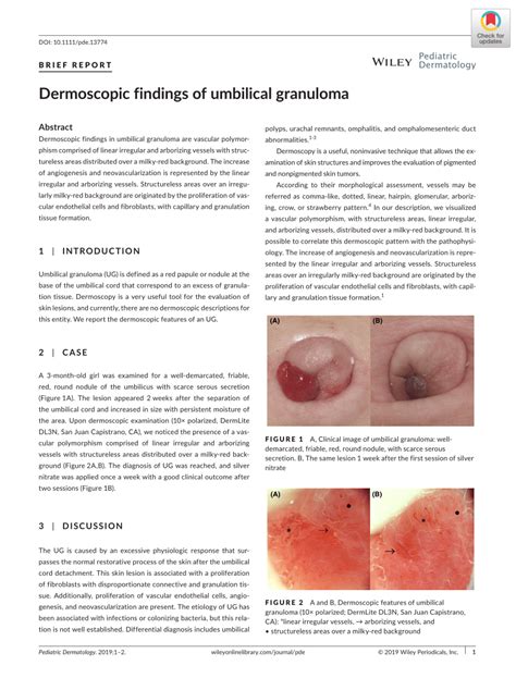 Diagnosi differenziale: granuloma ombelicale vs polipo ombelicale