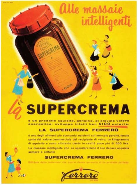Vecchia pubblicità di Supercrema