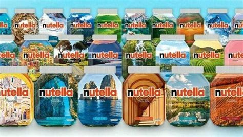Edizioni speciali dei vasetti Nutella