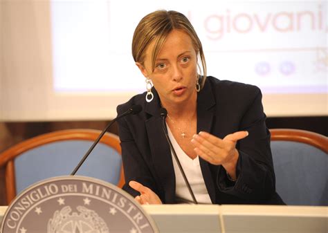 Giovani Giorgia Meloni in attività politica studentesca