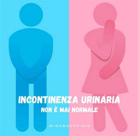Infografica che illustra visivamente i diversi tipi di incontinenza urinaria
