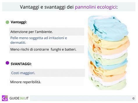 Grafico comparativo sull'impatto ambientale di pannolini usa e getta vs lavabili