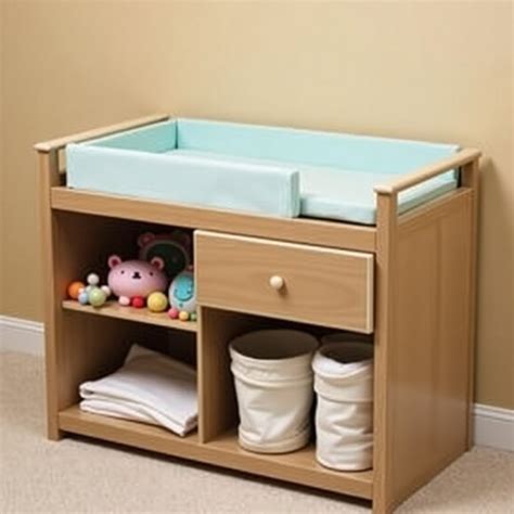 Pali Bosco changing table with baby