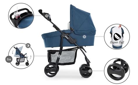 Trio Migo Turn configurazione passeggino completo in ambiente urbano
