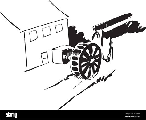 Illustrazione di un mulino ad acqua
