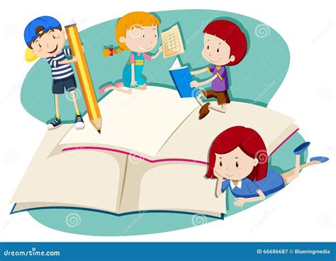 bambini che scrivono e disegnano finali alternativi di una storia
