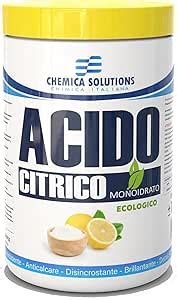 Detersivo ecologico e acido citrico