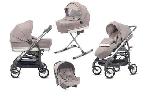 Inglesina Trilogy Comfort Touch system components