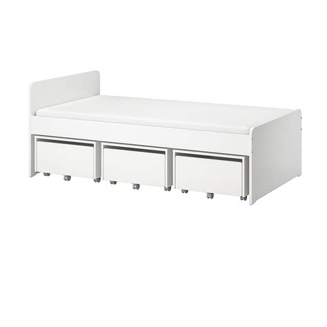 Letto IKEA SLÄKT con contenitori