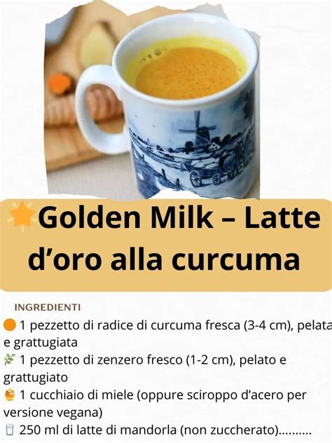 Tazza di Golden Milk con radice di curcuma e spezie