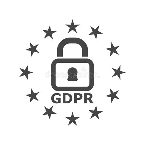 Icona GDPR con dati protetti