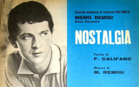 Ritratto fotografico di Memo Remigi negli anni settanta
