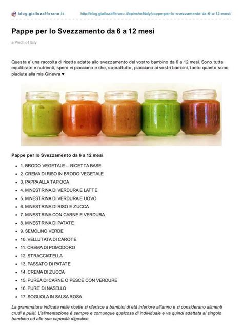 Tavola con diversi alimenti vegetali per svezzamento