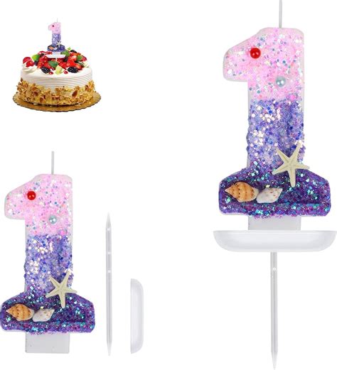 varietà di candeline primo compleanno numero 1