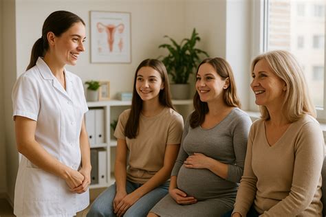 Ostetrica che offre supporto e consigli a una neomamma in ospedale