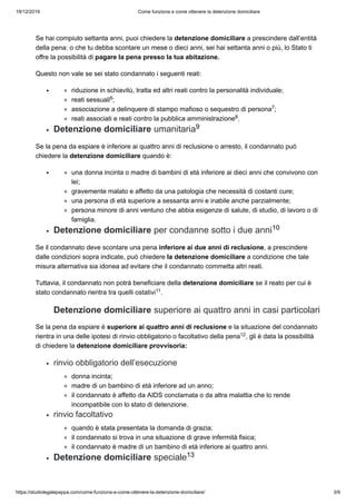 Schema che confronta differimento pena e detenzione domiciliare per madri