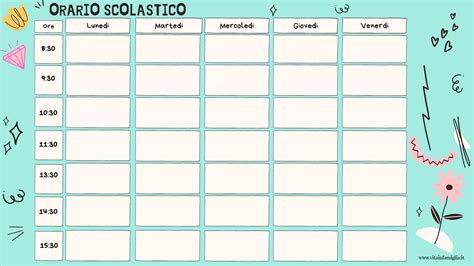 Orario scolastico