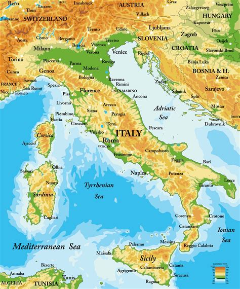 Mappa dell'Italia