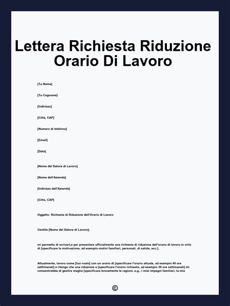 Grafico che mostra la riduzione dell'orario di lavoro