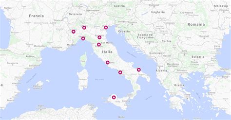 Mappa delle città italiane con gli affitti più cari