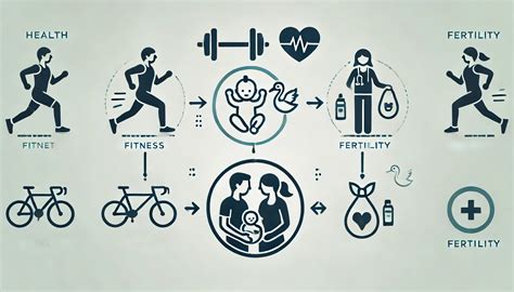 Infografica sui fattori di stile di vita che influiscono sulla fertilità