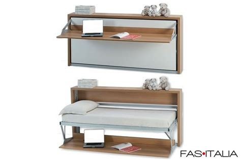 Letto a scomparsa che diventa scrivania