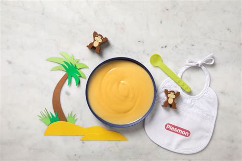 Pappa di semolino e verdure per neonati