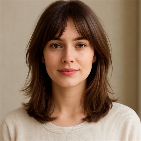 ragazza con taglio scalato
