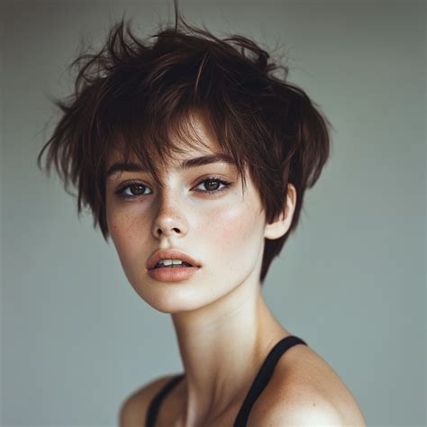 Bambina con pixie cut