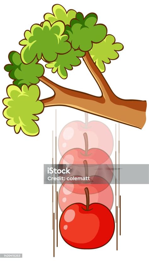 Illustrazione di una culla che cade da un albero