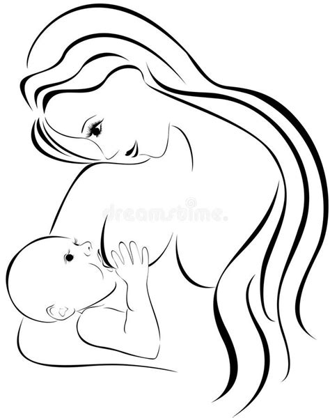 Icona di una madre che allatta con un simbolo di sicurezza