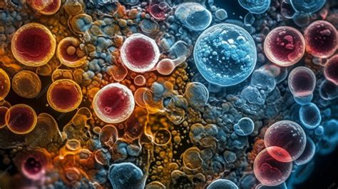 Vista microscopica dell'endometrio