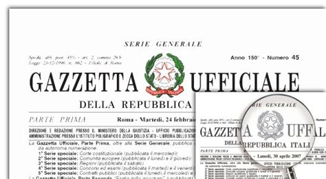 Logo Gazzetta Ufficiale della Repubblica Italiana